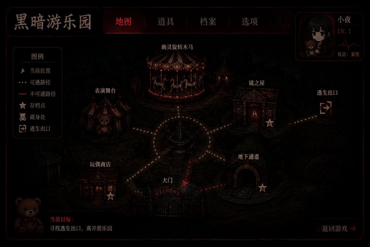 黑暗游乐园 存档教程 页面配图